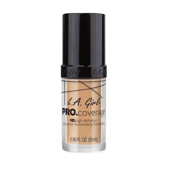 L.A. Girl Pro.Coverage HD Long Wear Illuminating Liquid Foundation Natural