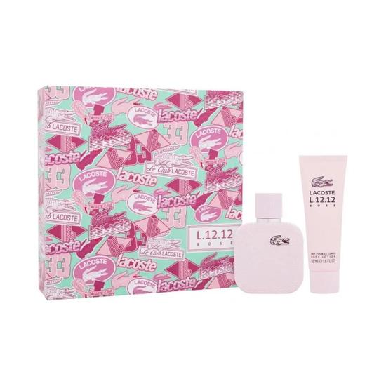 Lacoste Eau De Lacoste L.12.12 Rose Gift Set Sales