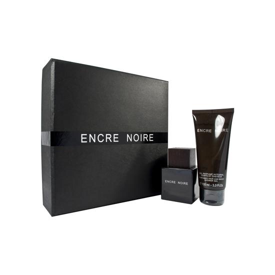 Lalique Encre Noire Gift Set 50ml Eau De Toilette + 150ml Shower Gel