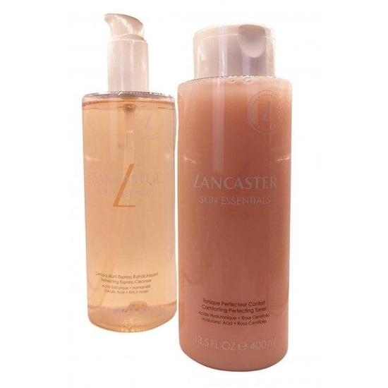 Lancaster My Confirmting Cleansing Routine Set Express Cleanser 400ml & Toner 400ml