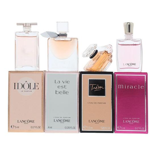 Lancôme 4 Piece Gift Set: Idole Eau De Parfum 5ml La Vie Est Belle Eau De Parfum 4ml Tresor Eau De Parfum 7.5ml Miracle Eau De Parfum 5ml