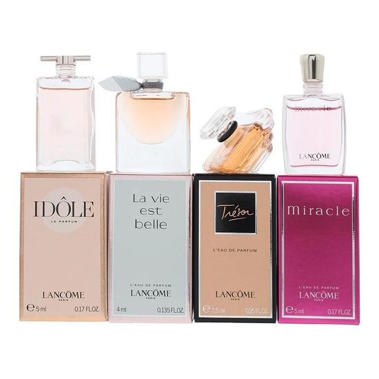 Lancôme Gift Set: Idole Eau De Parfum 5ml La Vie Est Belle Eau De Parfum 4ml Tresor Eau De Parfum 7.5ml Miracle Eau De Parfum 5ml 4 Piece