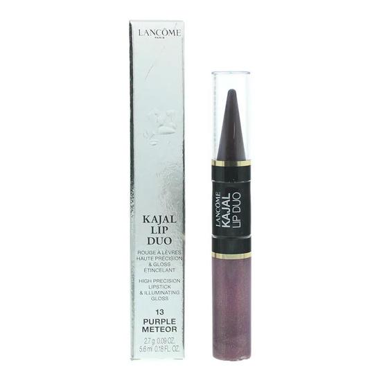 Lancôme Kajal Lip Duo Lipstick Gloss 13 Purple Meteor 2.7g