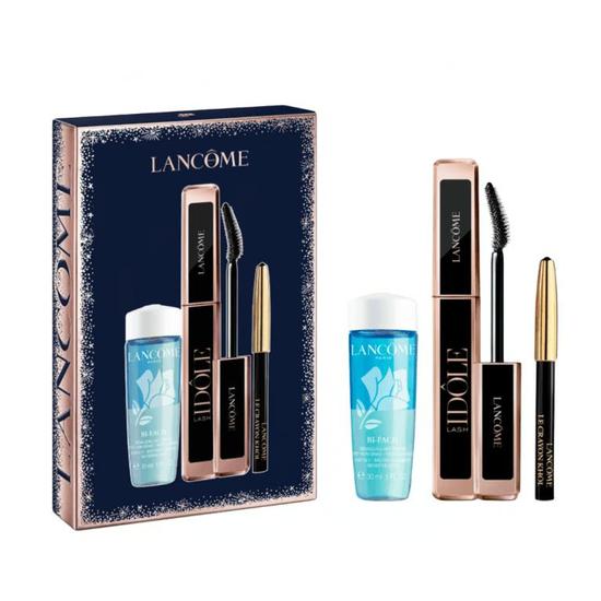 Lancôme Lash Idole Mascara 01, Bi Facil Eye Makeup Remover & Khol Eye Pen Mini 027 Noir Gift Set 30ml