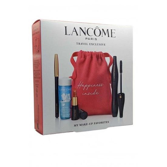 Lancôme My Makeup Favourites Set-Mascara Black Khol Noir, Rouge Creme Lipstick, Bi-Facil