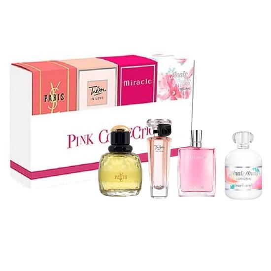 Lancôme The Pink Collection Miniatures Gift Set Paris Eau De Parfum + Tresor In Love Eau De Parfum + Miracle Eau De Parfum + Anais Anais Eau De Toilette