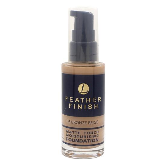 Lentheric Feather Finish Matte Touch Moisturising Foundation Bronze Beige 06