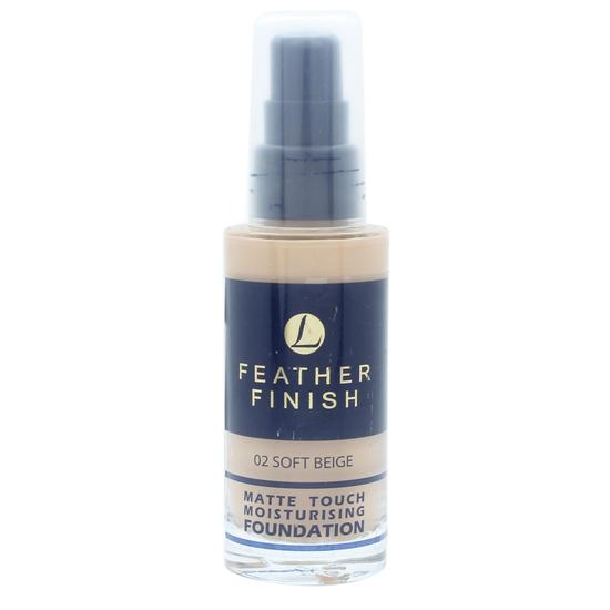 Lentheric Feather Finish Matte Touch Moisturising Foundation Soft Beige 02