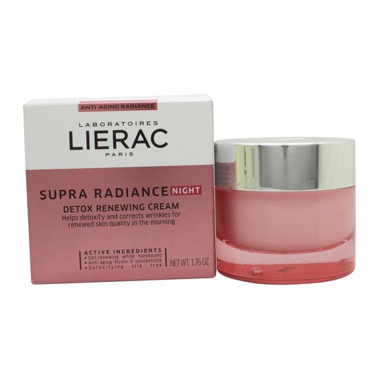 Lierac Supra Radiance Detox Renewing Night Cream 50ml