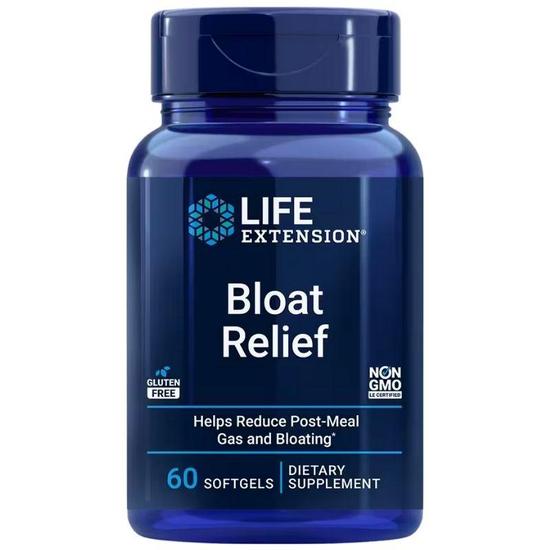 Life Extension Bloat Relief Softgels 60 Softgels