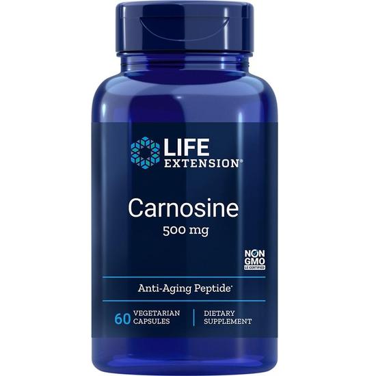 Life Extension Carnosine 500mg Vegicaps 60 Vegicaps