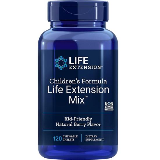 Life Extension Children's Formula Life Extension Mix Natural Berry Chew Tablets 120 Tablets