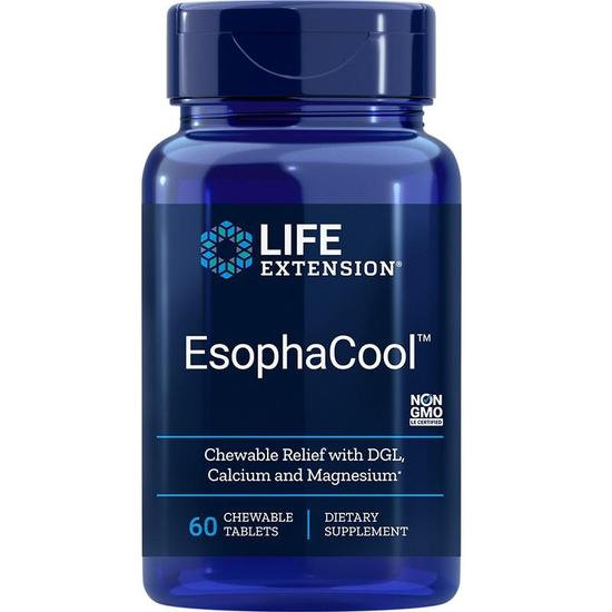 Life Extension EsophaCool Chew Tablets 60 Tablets