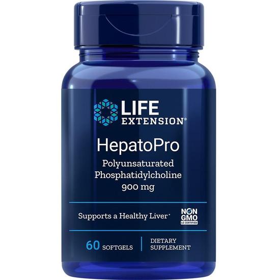 Life Extension HepatoPro Polyunsaturated Phosphatidylcholine 900mg Softgels 60 Softgels