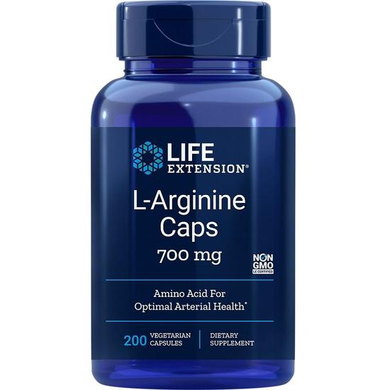 Life Extension L-Arginine 700mg Vegicaps 200 Vegicaps