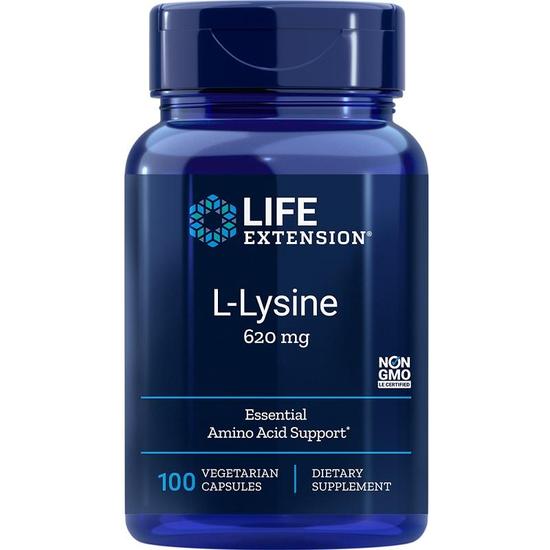 Life Extension L-Lysine 620mg Vegicaps 100 Vegicaps