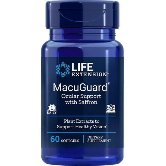 Life Extension MacuGuard Ocular Support Softgels 60 Softgels