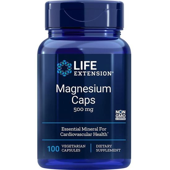 Life Extension Magnesium 500mg Vegicaps 100 Vegicaps