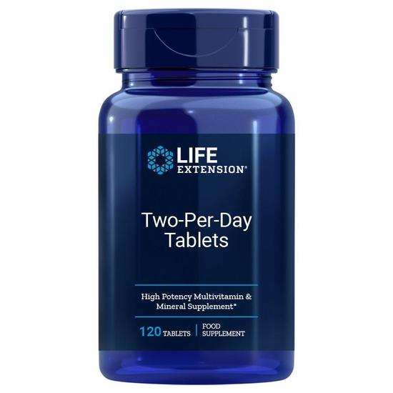 Life Extension Two-Per-Day Tablets 120 Tablets