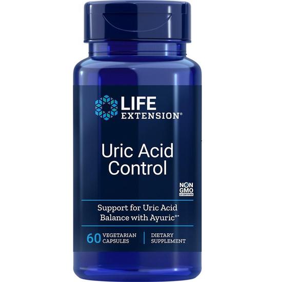 Life Extension Uric Acid Control Vegicaps 60 Vegicaps