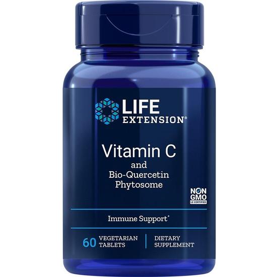 Life Extension Vitamin C & Bio-Quercetin Phytosome Vegitabs 60 Vegitabs