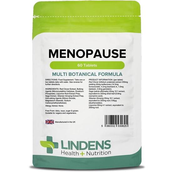 Lindens Menopause Formula Tablets 60 Tablets