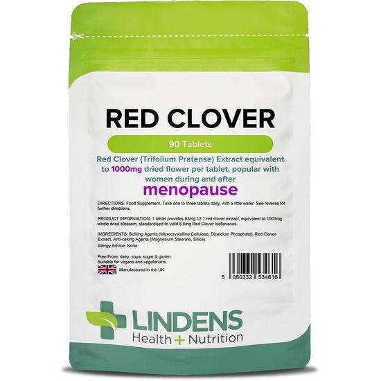 Lindens Red Clover 1000mg Tablets 90 Tablets