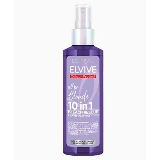 L'Oreal Elvive Colour Protect All For Blonde 10 In 1 Bleach Rescue Leave-In Spray 150ml