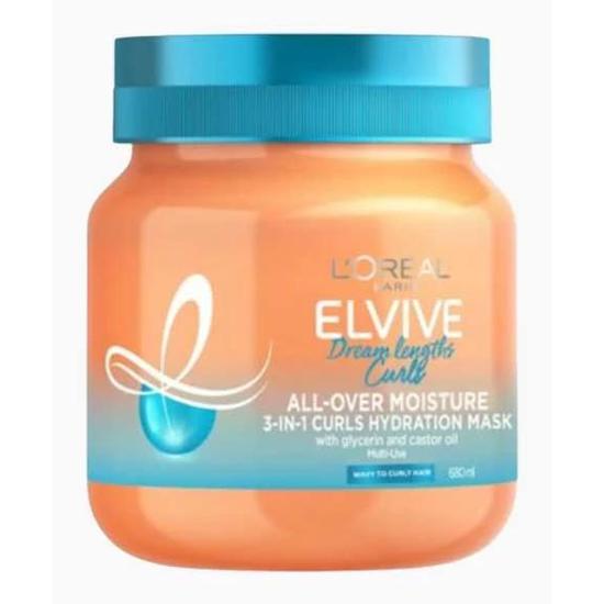 L'Oreal Elvive Dream Length Curls All Over Moisture Hydration Mask 680ml