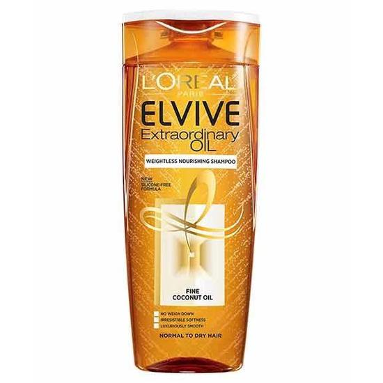 L'Oreal Elvive Extraordinary Oil Weightless Nourishing Shampoo With Coconut Oil 400ml