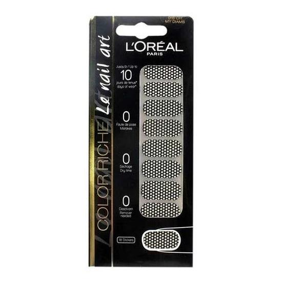 L'Oreal Paris Colour Riche Le Nail Art 015 Oh My Diams 18 Stickers