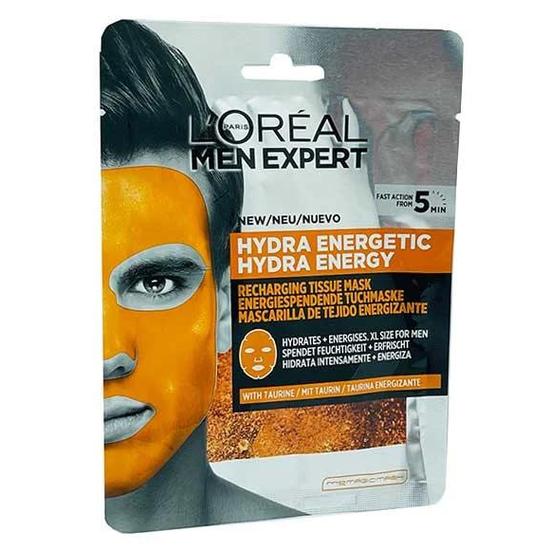 L'Oréal Paris Men Expert Hydra Energetic Recharging Tissue Mask 30 g