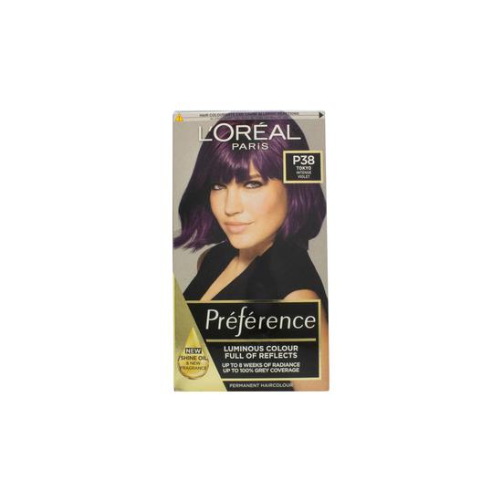 L'Oreal Paris Preference Infinia Permanent Hair Colour P38 Violet Vendetta