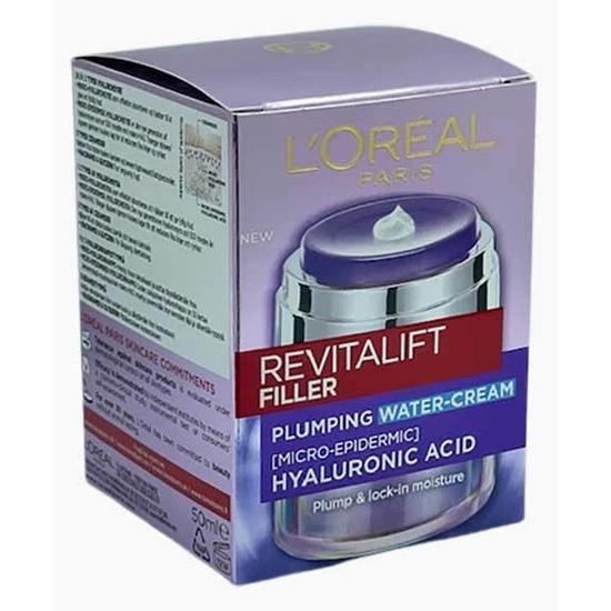L'Oreal Paris Revitalift Filler Plumping Water Cream With Hyaluronic Acid 50ml