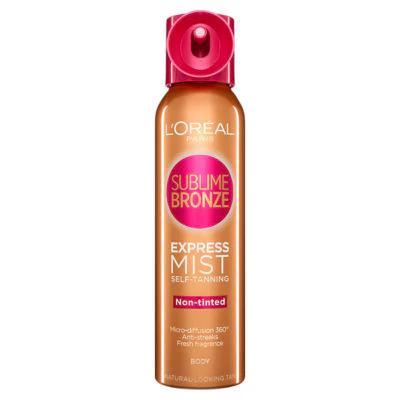 L'Oreal Paris Sublime Bronze Self Tan Express Mist Spray