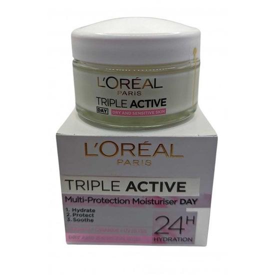 L'Oreal Paris Triple Active 24h Hydration Multi Protection Day Moisturiser 50ml