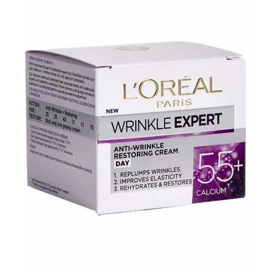 L'Oreal Paris Wrinkle Expert Anti Wrinkle Restoring Day Cream 55 Plus Calcium