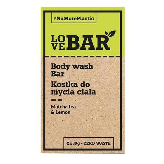 Love Bar Body Wash Bar With Matcha Tea & Lemon 2 x 30 g