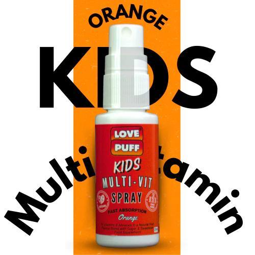 love puff vitamins Kids Orange Multi-Vitamin Spray