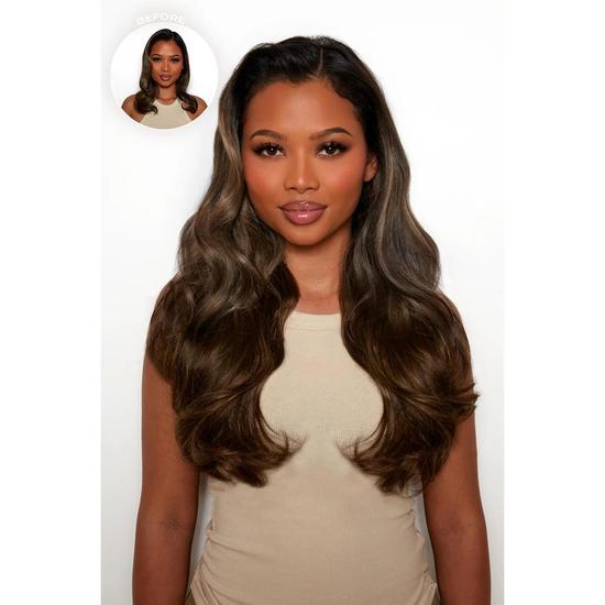 LullaBellz 18" Hidden Halo Blow Dry Hair Extensions 1 Piece