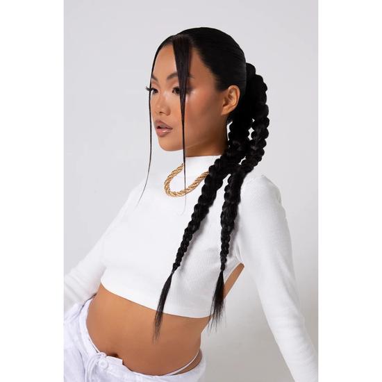 LullaBellz Grande 26'' Double Up Braid BLACKS | JET BLACK