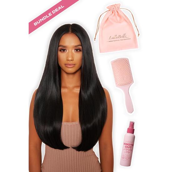 LullaBellz Hair Extension Starter Kit BLONDES | CALIFORNIA BLONDE / BLONDES | GOLDEN BLONDE