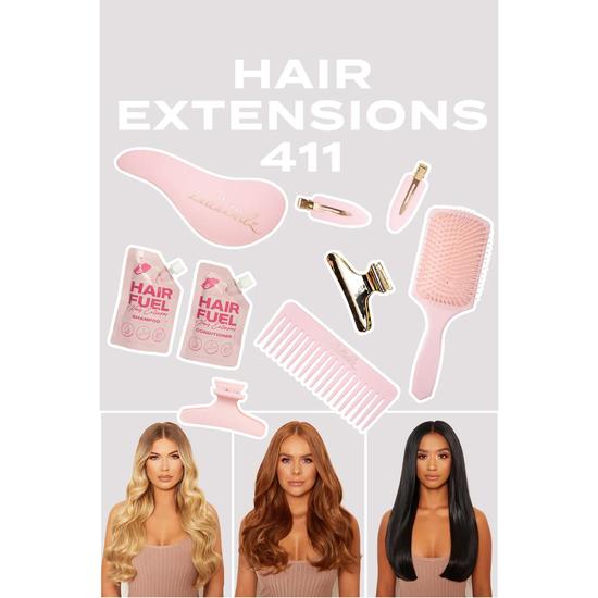 LullaBellz Hair Extensions 411 Kit BLACKS | RAVEN