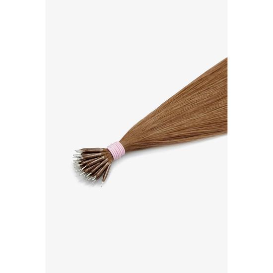 LullaBellz Professional 20" Invisible Nano Bonds DARK | CHOC BROWN - 25g Pack
