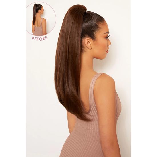 LullaBellz Sleek Full-Body 22" Ponytail BLACKS | JET BLACK