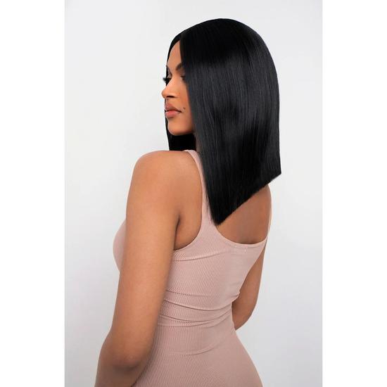 LullaBellz The Kylie Jet Black Straight Lob Lace Front Wig