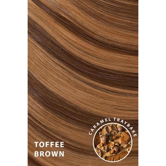 LullaBellz Toffee Brown Clip In Hair Extension Starter Kit