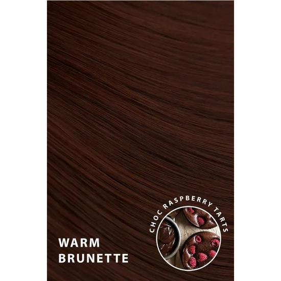 LullaBellz Warm Brunette Clip In Hair Extensions Starter Set