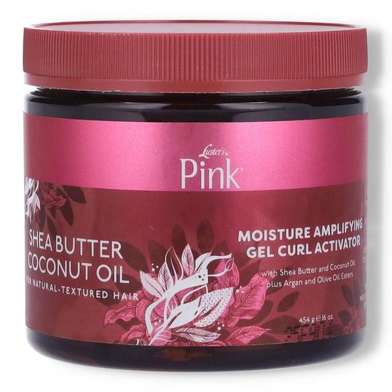 Luster's Pink Shea Butter Coconut Oil Moisture Gel Curl Activator 16oz