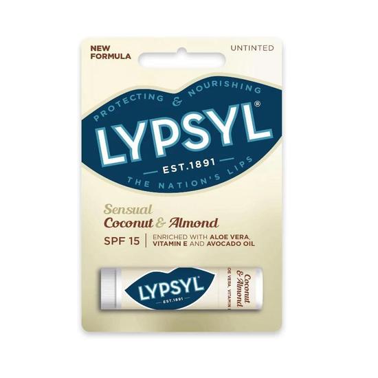 Lypsyl Sensual Lip Balm Spf 15, Coconut & Almond